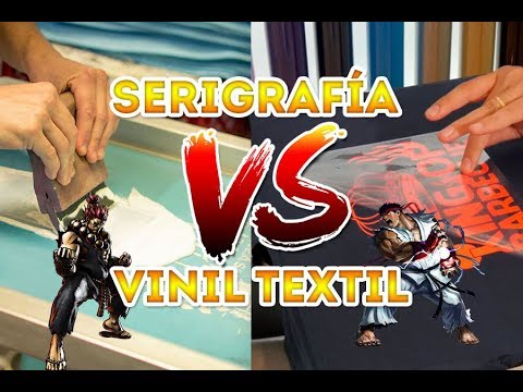 Vinil textil contra otras técnicas de impresión y estampado