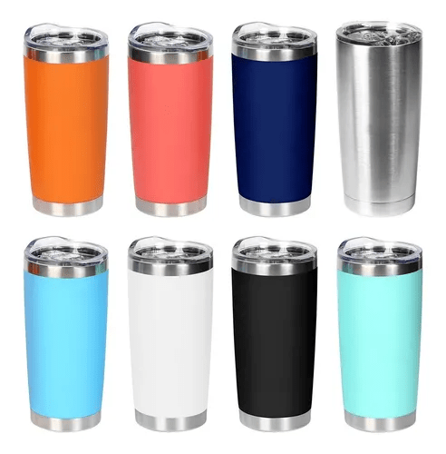 Termo de acero 20 oz para vinil adhesivo o grabado laser.